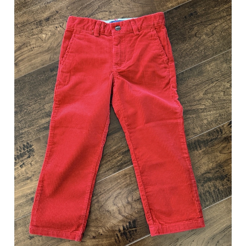 Polo Ralph Lauren Boys Corduroy Pants Red – Size 3T‎ – NWT – Slim Straight